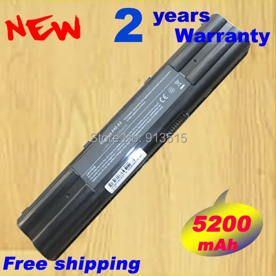 Аккумулятор для ноутбука Asus A3 8 ячеек 5200 мАч A3E A3G A3H A3N A6 A6E A6F A6G A6J A7 G1S Z91 Z92 Z9100 A42 A6100 |a3