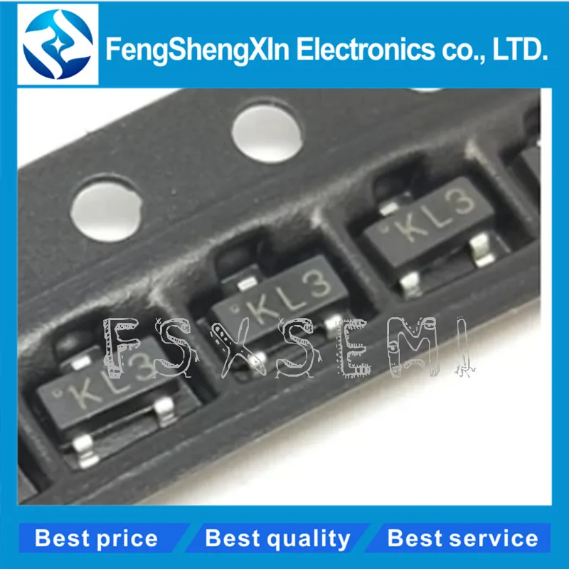 

3000pcs/lot New BAT54C KL3 BAT54 Schottky diode SOT23