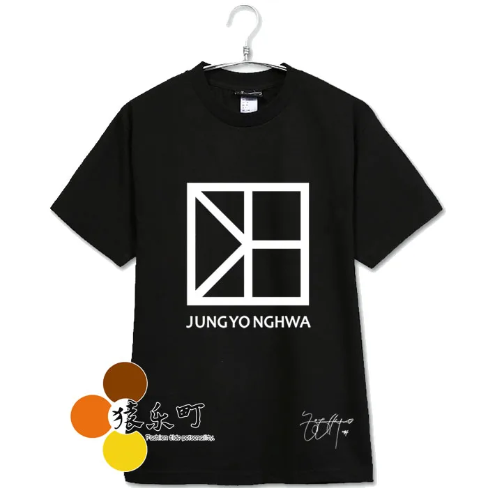 Kpop cnblue jung yonghwa на один день футболка с индивидуальным принтом логотипа для мужчин