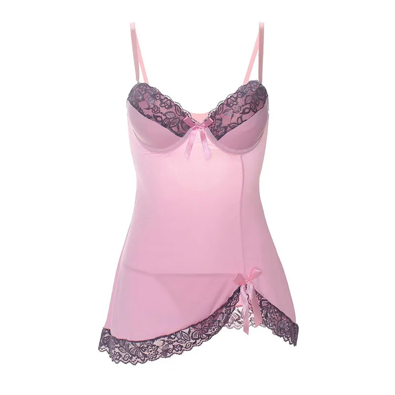 2019 женское модное сексуальное ночное белье Babydoll полупрозрачное нижнее чулки