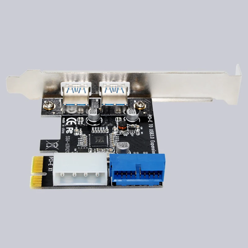 USB 3 0 PCI E карты расширения внешний адаптер 2 Порты и разъёмы USB3.0 концентратора