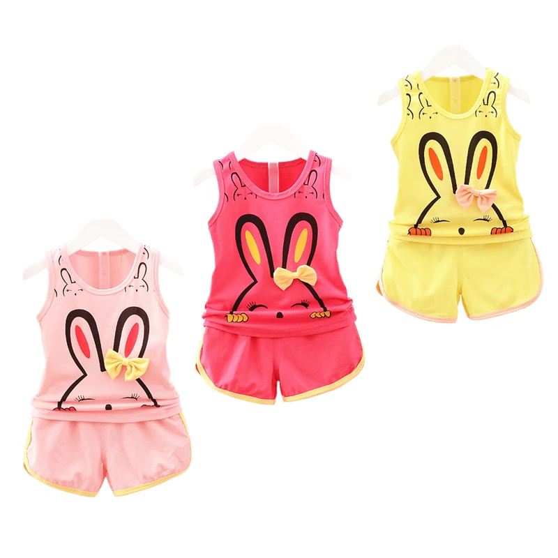 2017 Fashion Spring Baby Clothing Sets Children Boys Girls Kids Brand Sport Suits Tracksuits Cotton Short + Pants 2pcs | Детская одежда