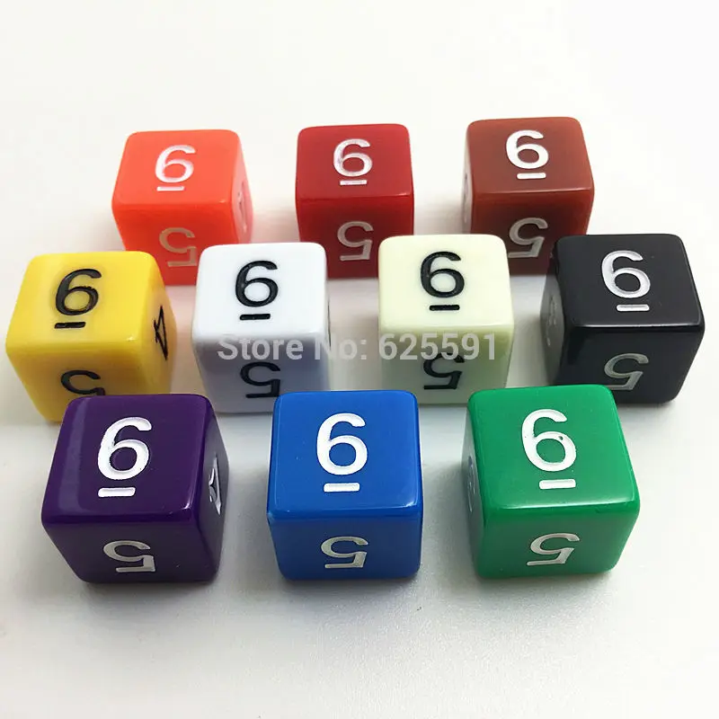 10 шт./компл. T & G Высокое качество Красочные D6 кости набор dnd 6 боковые цифровые