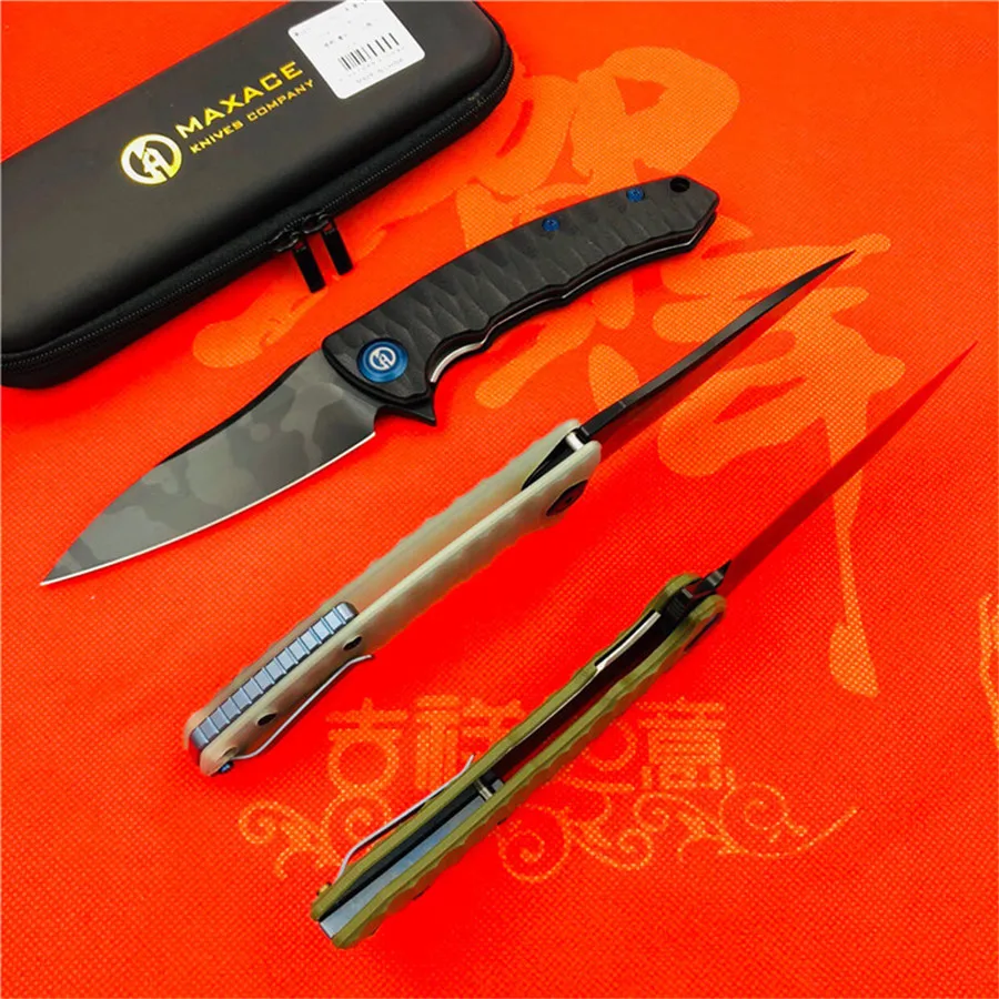 MAXACE Raven K складной нож G10 Ручка Bailu K110 стальной s Открытый Кемпинг рыболовные