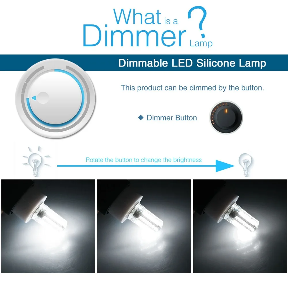 SMD 5730 LED G9 G8 G4 E17 E14 E11 E12 диммируемая силиконовая Лампа AC 220 В 110 в 80