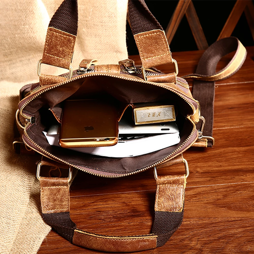 Сумка-мессенджер для мужчин из натуральной кожи | Багаж и сумки