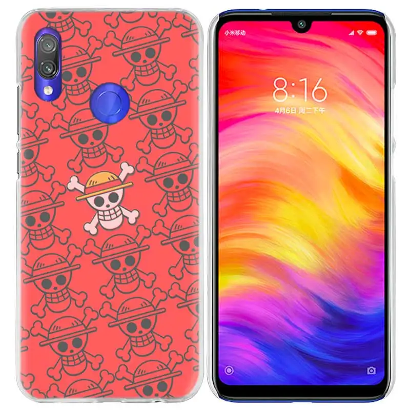 07 Чехол one piece Аниме для Xiao mi Red mi Go Note 7 8T 8 6 6A Pro S2 5 8A 4X mi A1 A2 9 10 8 lite Play F1 жесткий чехол для телефона из ПК - Цвет: 07