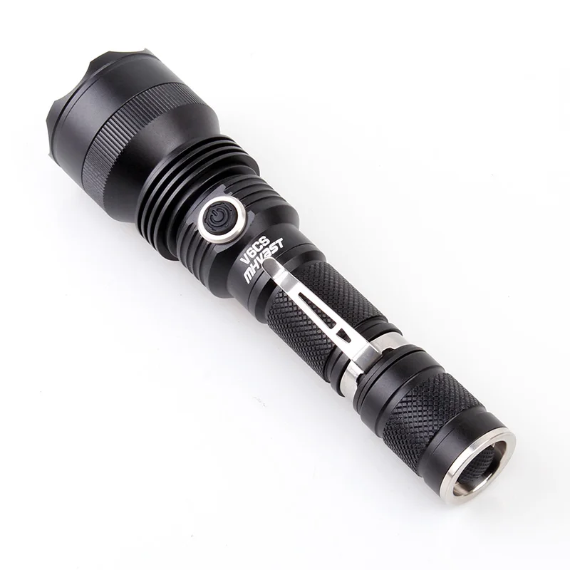 Mhhuge V6CS CREE XM L2 LED или XPE красный светодиодный фонарик с регулировкой яркости