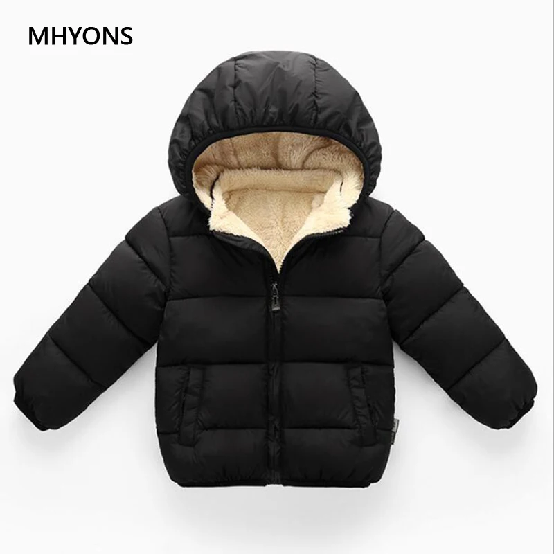 2018 Новые детские пальто для девочек Детская верхняя одежда мальчиков холодной