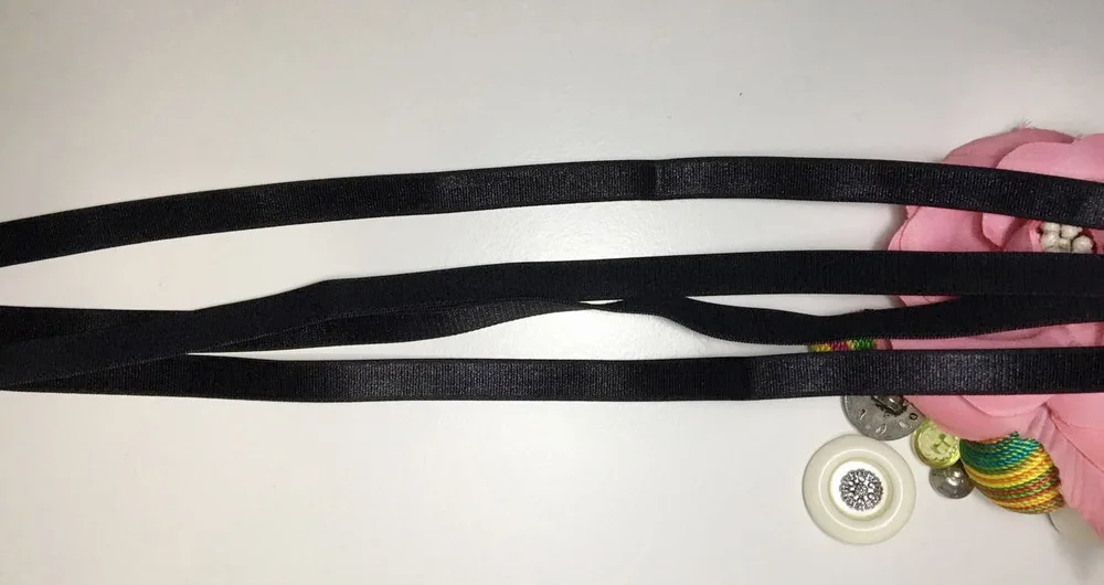 Эластичная лента для бюстгальтера 20 метров ширина 1 см|underwear elastic tape|elastic tapeelastic white