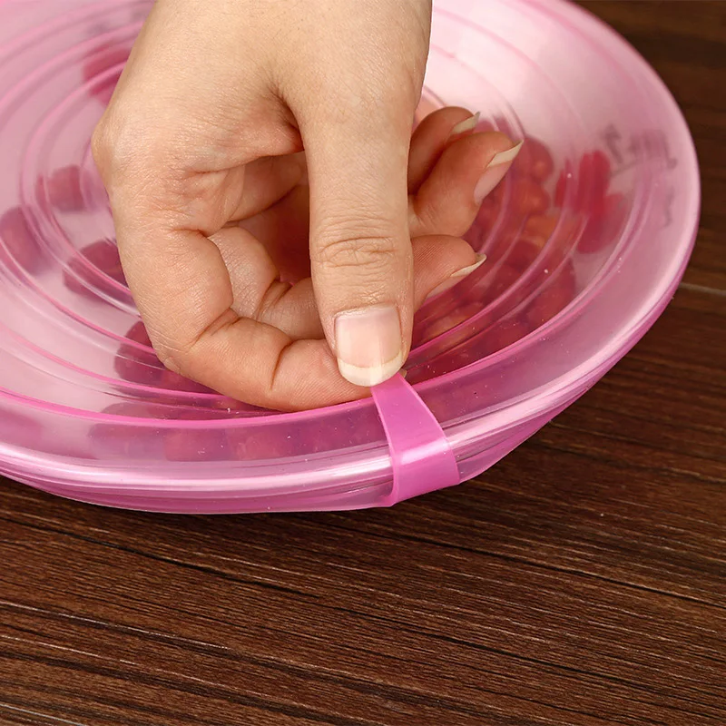 

Hot Food Vegetables Fresh Silicone Wrap Fashion Universal Fruit Multifunction Stretch Kitchen Cling Film Accessories