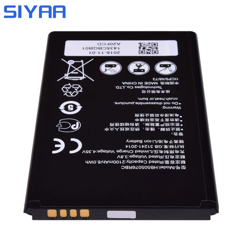 Оригинальный Батарея HB505076RBC для Huawei Y3 II 2 Y3II A199 G700 G710 Y600 C8815 G610 G716 3 8 V высокой
