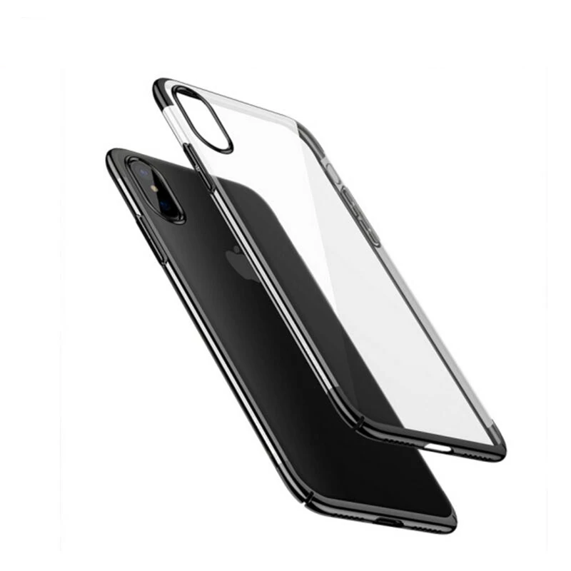 Suntaiho Electroplating Silicon Ultra Thin Soft TPU Case For 7 7Plus 8 8Plus X Transparent Phone iPhone 6 6s 6Plus |