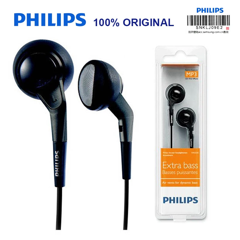 Philips наушники Поддержка gameaudio MP3 Loptap с 3 5 мм линии Стиль для модели SHE2550|mp3 earphone|earphone