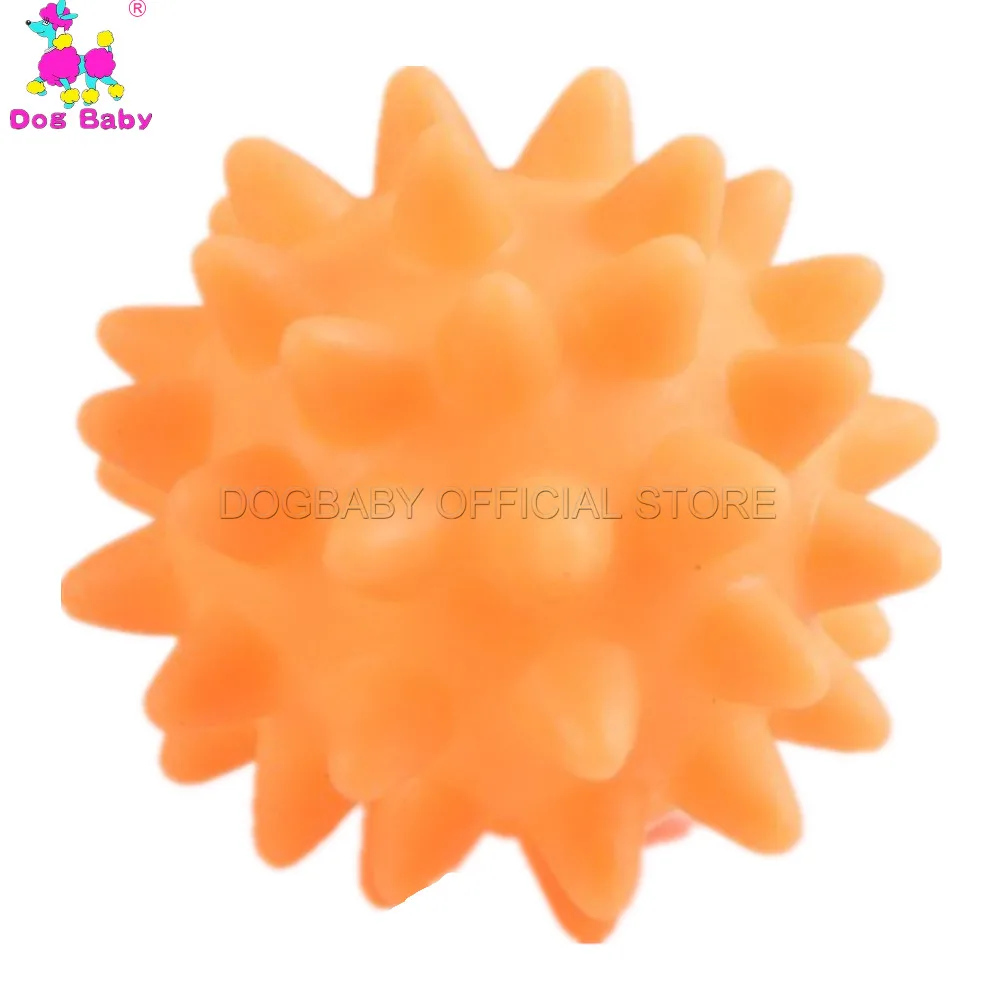 Тренировочный мяч для собак жевательный визг метеоритные шары Очищающий зубы