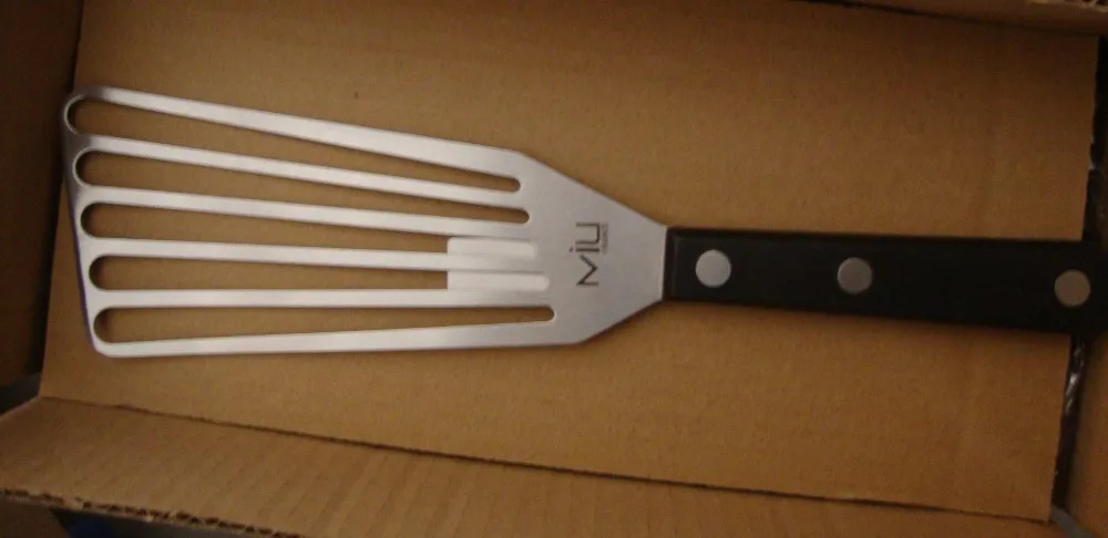 Новинка тонкий гибкий шлицевой Тернер из нержавеющей стали 11 дюймов с лезвием