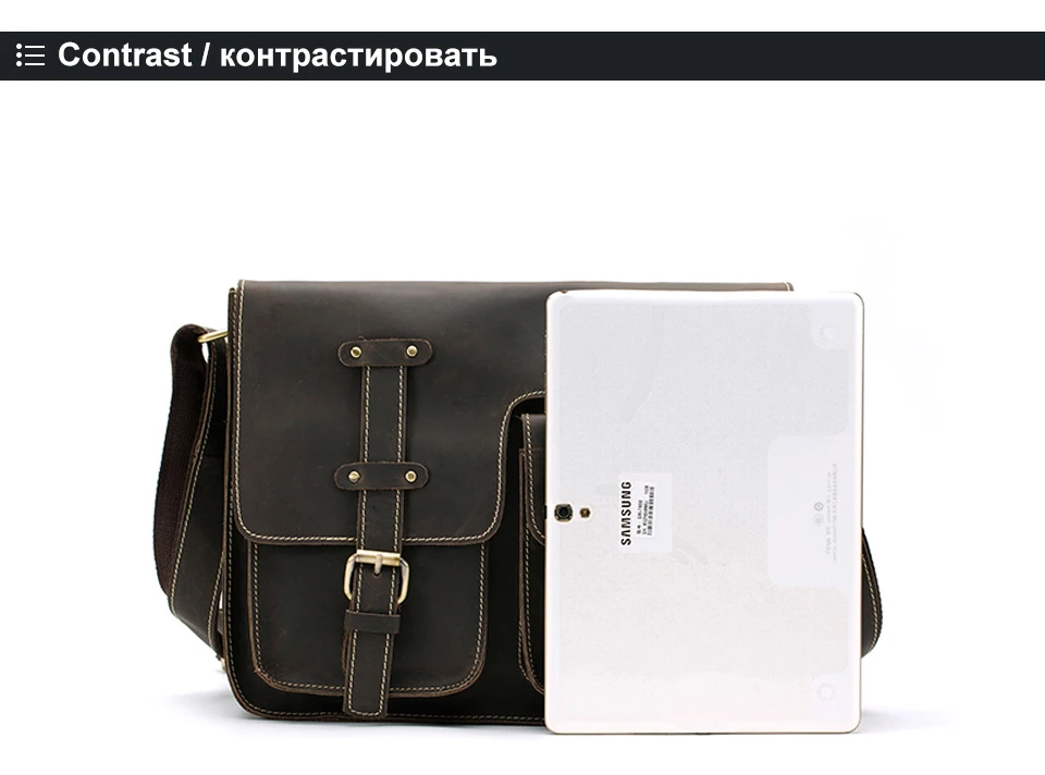 Westal Crazy Horse из натуральной кожи сумки на плечо Бизнес курьерские Для женщин Для мужчин сумка Портфели для Сумочка для документов мужской женский ноутбук