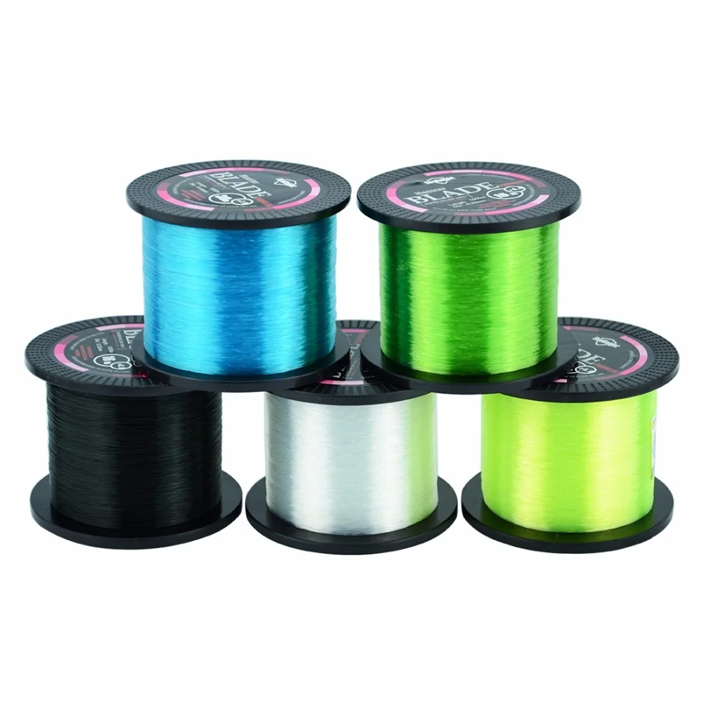 Super BLADE 1000M Nylon Fishing Line  Mono Nylon Line 2-35LB Saltwater/Freshwater Monofilament Japan Material Super Fish Line