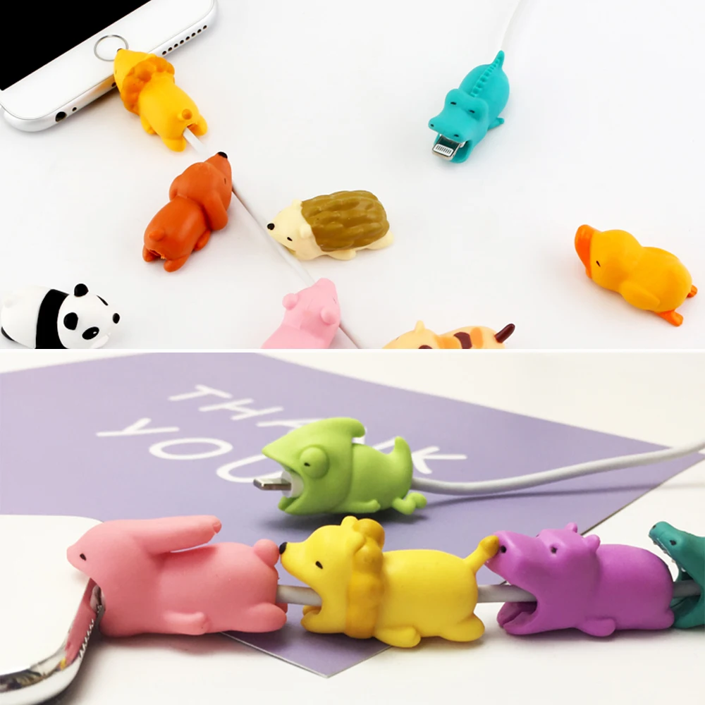 Животное укуса USB защитный кабель Органайзер линия передачи данных управление