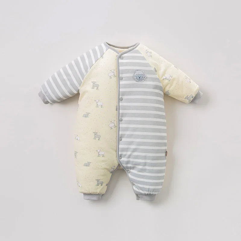 Осенний Детский комбинезон DBZ9299 в стиле унисекс|Ромперы| |