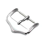 HENGRC 16 18 20 22 мм часы пряжка серебро полированная нержавеющая сталь Модные Ремешки для наручных часов ремешок Застежка аксессуары для часов