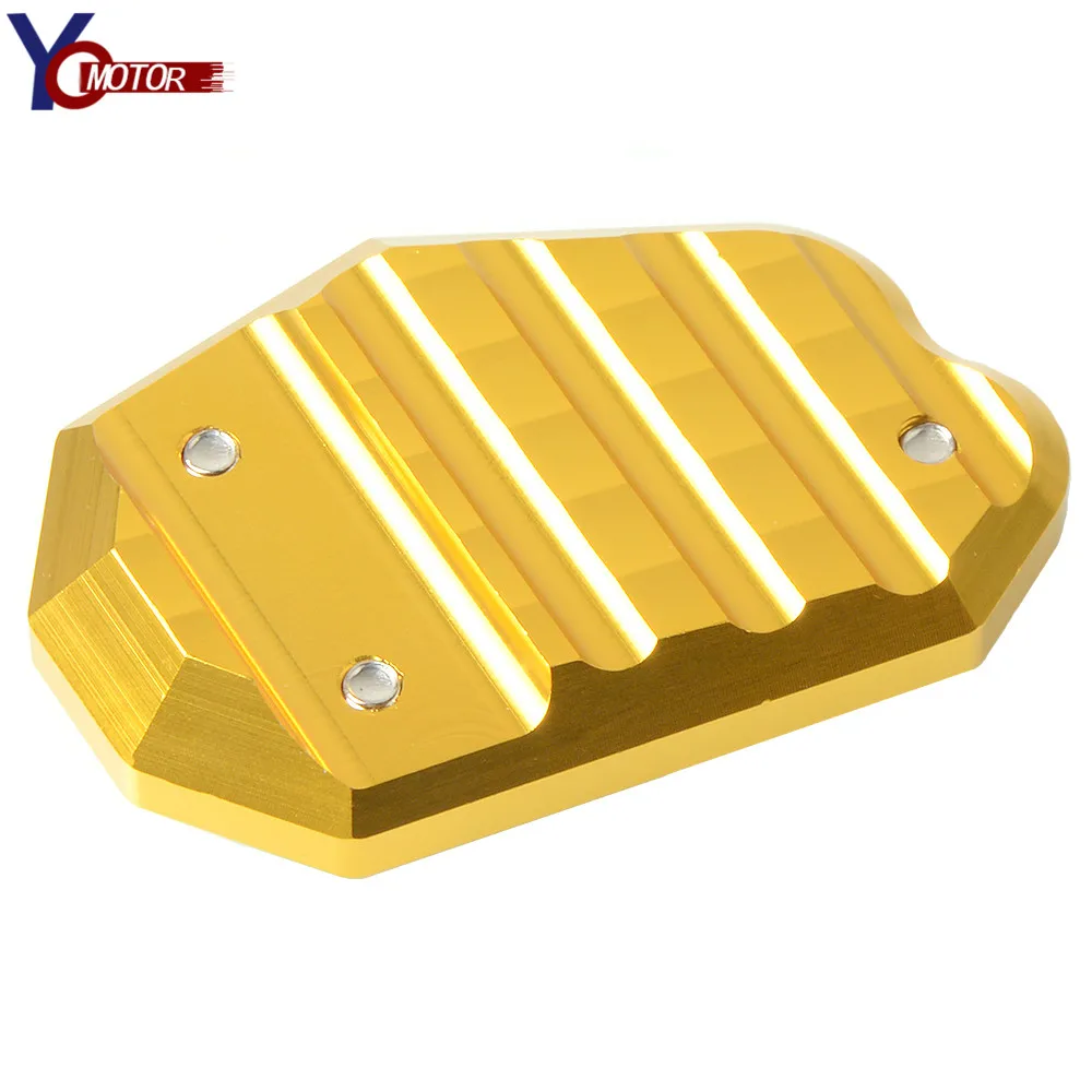 CNC алюминиевая боковая подставка для мотоцикла увеличенная пластина подножка