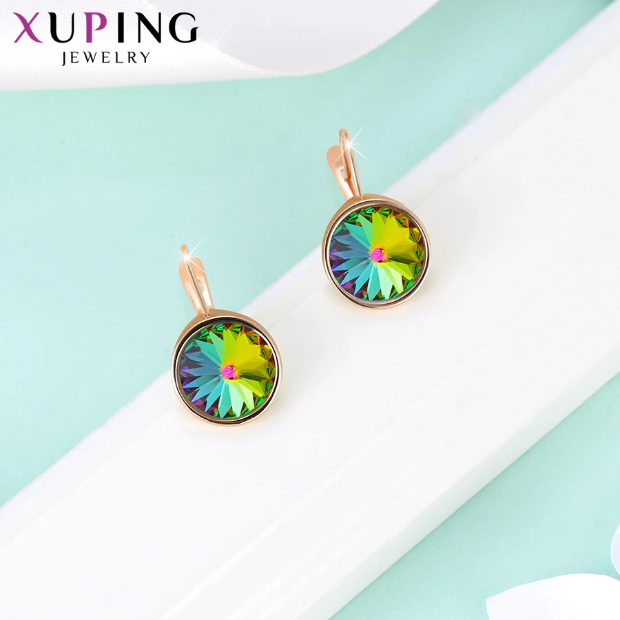 Xuping ювелирные изделия Винтаж Дизайн обручи серьги кристаллы от Swarovski Patry Подарки для женщин девочек M86-20454