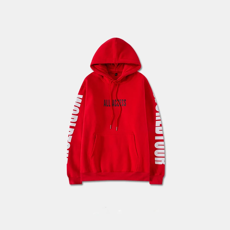 Мужские толстовки с капюшоном, модные Bieber purpose tour world tour, красные мужские толстовки с капюшоном, хлопковые зимние повседневные толстовки с капюшоном для мужчин - Цвет: Красный