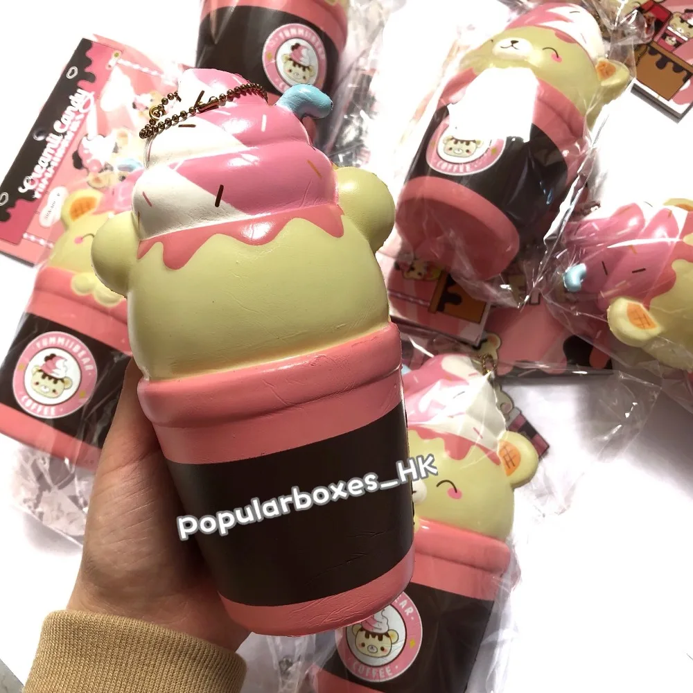 Медленно восстанавливающая форму игрушка Creamiicandy yummiibear кофе | Игрушки и хобби