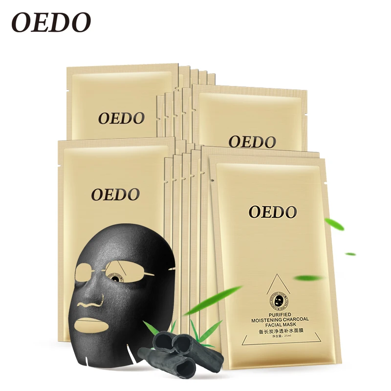 OEDO бамбуковая угольная черная маска очищающая от угрей удаление Глубокая чистка