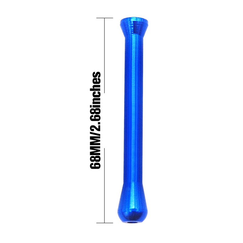 1 шт. Алюминий сплав Табак соломы Sniffer Snorter носовые курительная трубка Snuffer назаль
