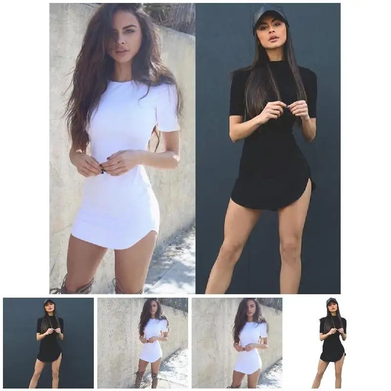 Newly Sexy Womens Slim Dress Evening Party Cocktail Club Elastic Mini Solid Color m99 | Женская одежда