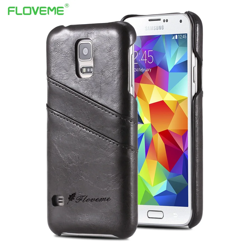 FLOVEME Классический чехол из искусственной кожи для Samsung Galaxy S5 S6 S7 Edge S8 Plus чехлы с