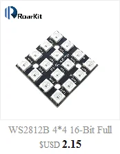 RGB светодиодный кольцевой светильник 8 бит светодиодный s WS2812 5050 RGB светодиодный кольцевой светильник со встроенными драйверами для arduino Diy Kit