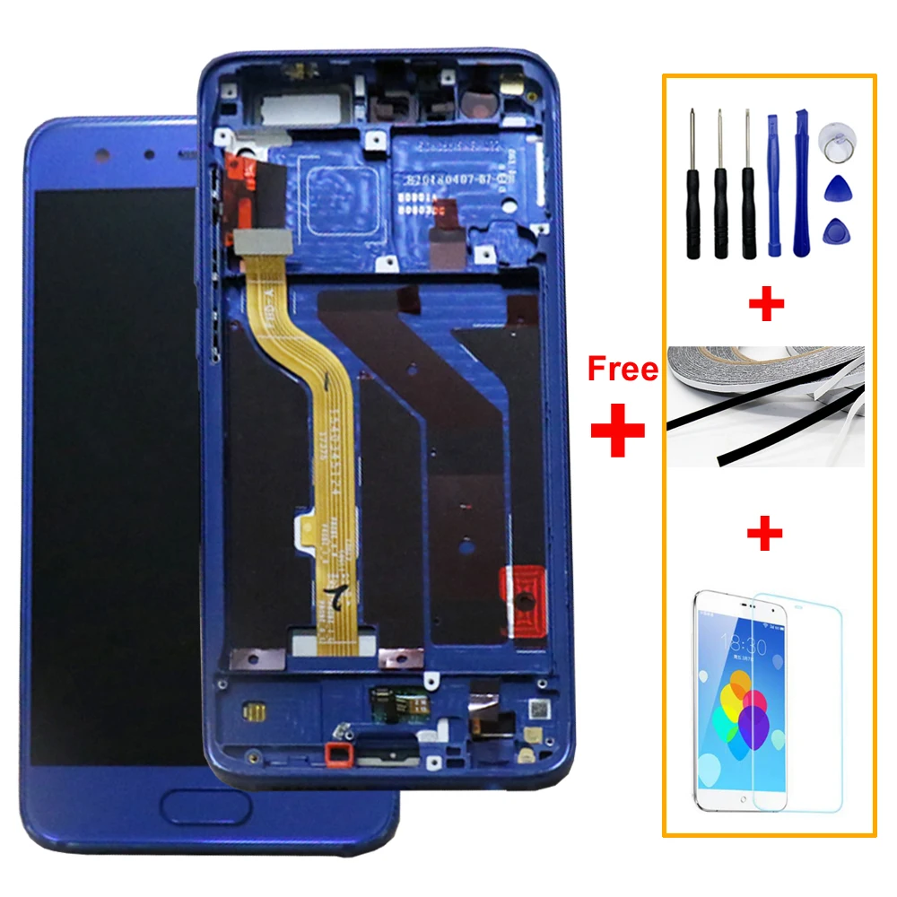 Новый оригинальный класс А + 5 15 дюймов ЖК дисплей с рамкой экран для HUAWEI Honor 9