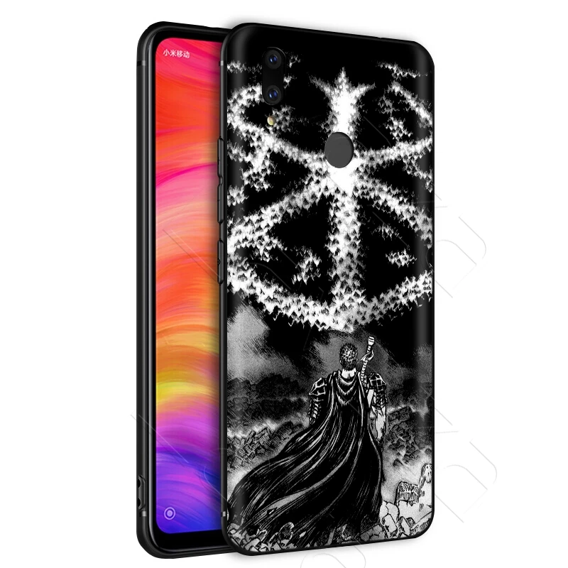 Lavaza Berserk Guts Anime Case for Xiaomi Redmi Note 4A 4X 5 5A 6 6A 7 S2 Pro Go Prime Plus |