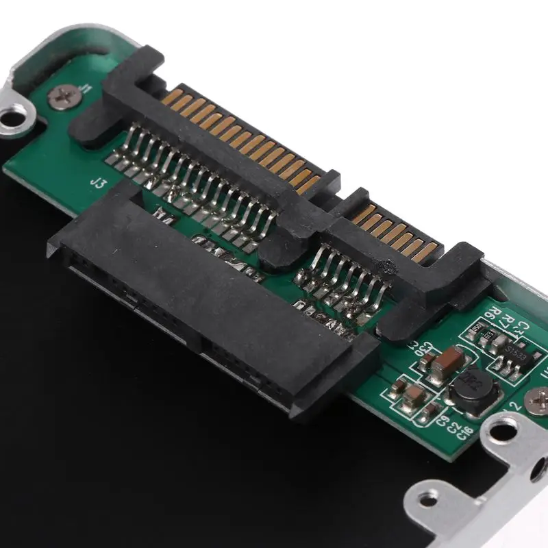 Micro SATA HDD SSD 1,8 до 2,5 SATA жесткий диск Корпус для жесткого диска адаптер внешний корпус HDD