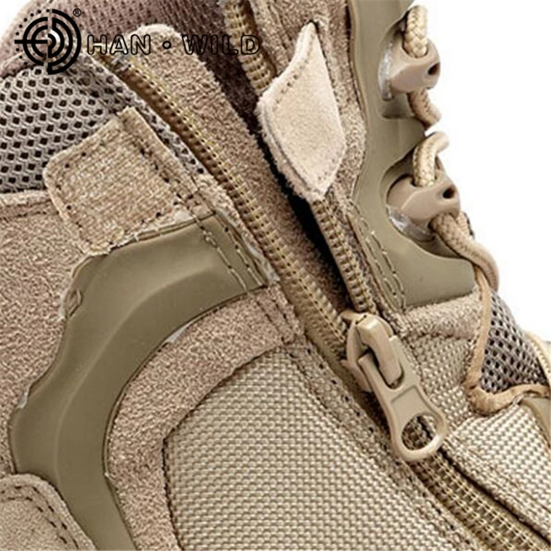 Высокие Для мужчин прочные армейские ботинки ботильоны дезерты военный обувь All