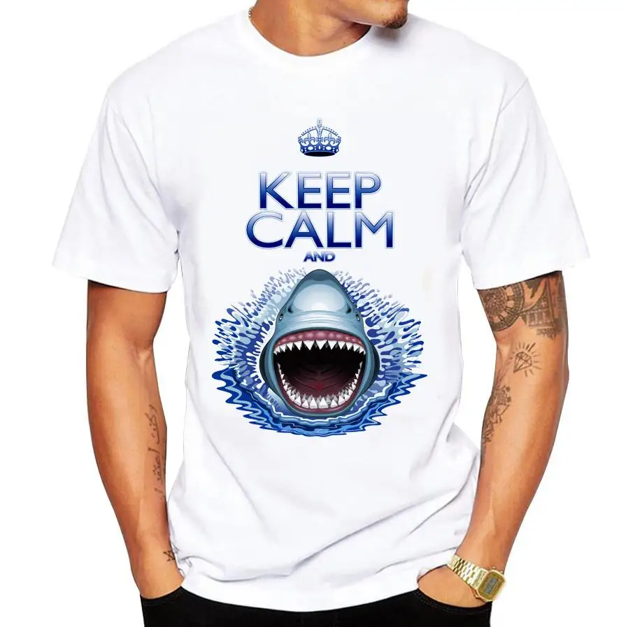 Футболка мужская с забавным 3D принтом Keep Calm|Мужские футболки| |