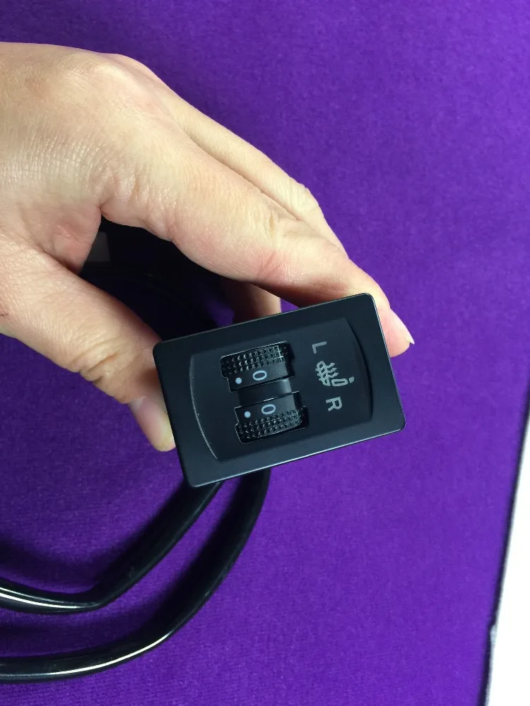 Гидрокарбоновый Solo прерыватель Универсальный 2-Dial 5 Nivel asiento calentador Kit1 прерыватель de Trabajo para 2 asietos instalar,. i