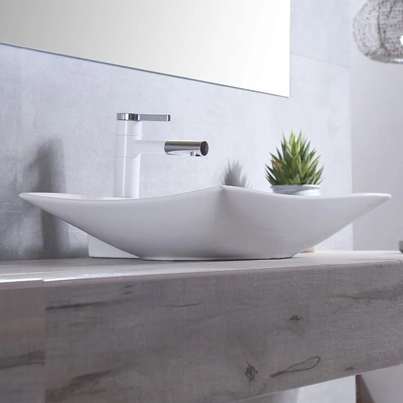 Ультратонкая Керамическая Настольная раковина в китайском стиле