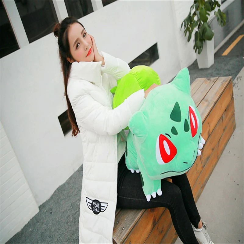50*55 см 1,5 кг Bulbasaur очень большой мягкий чучело Хлопок Плюшевые игрушки куклы для всех Funs подарок
