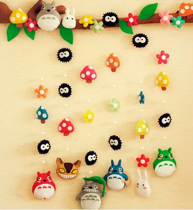 

Cartoon cute curtain Fabric Felt kit Non-woven cloth Craft DIY Sewing set Felt Handwork Material DIY needlework supplies