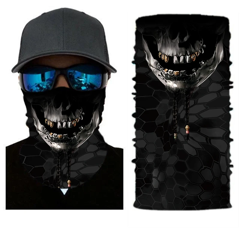 GPFORTYSIX Хэллоуин вечерние новая бандана мотоциклетная маска для лица шарф повязка