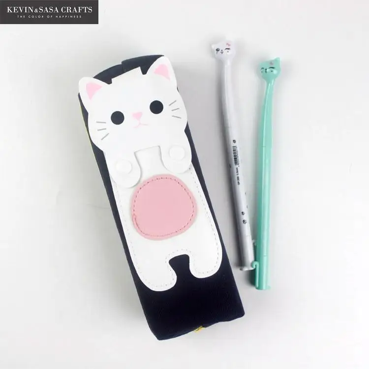 Чехол карандаш Kawaii Cat чехол для канцелярских товаров школьная поставка