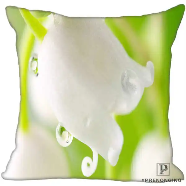 Square Pillowcases Заказная декоративная наволочка цветы Орхидея квадратная Наволочка на молнии 35X35,40x40,45x45 см(одна сторона) 180522-09 - Цвет: Square Pillowcases