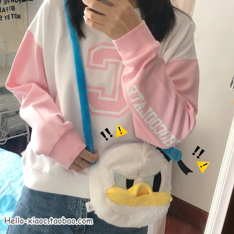 Мультяшный Дональд Дак ЦУМ Салли Плюшевые кошельки клубника медведь один плюшевый мешок кошелек девушки плюшевые куклы Коллекция Кукла аксессуар