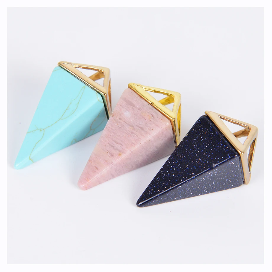 2019Hot естественного исцеления драгоценный камень ожерелье кулон для мужчин