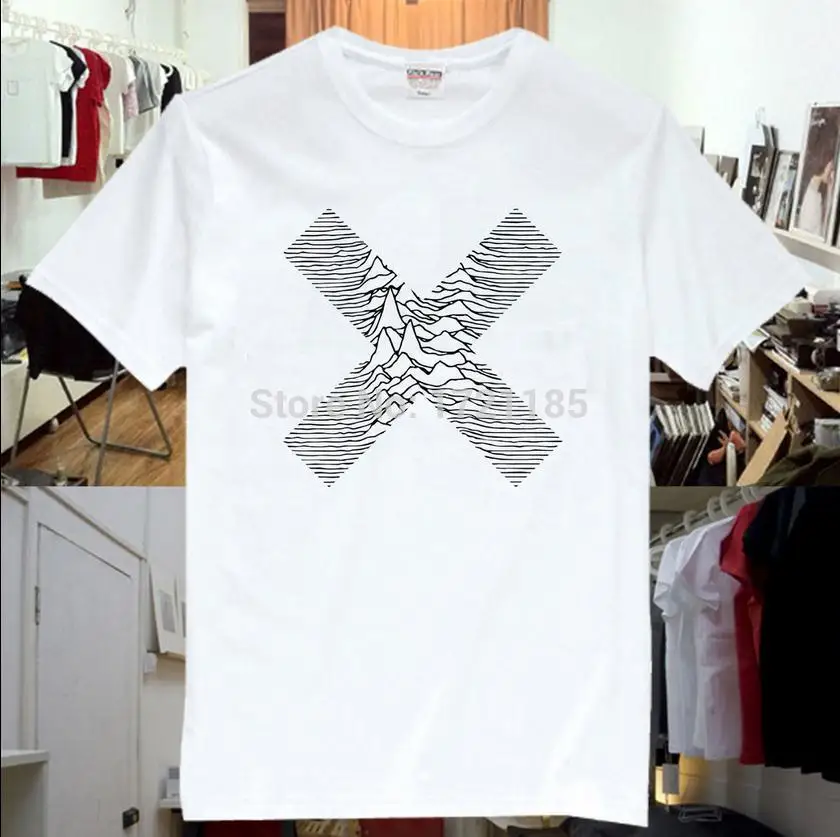 Бесплатная доставка XX Joy Division рок группа футболки крест Coexist унисекс Мужские