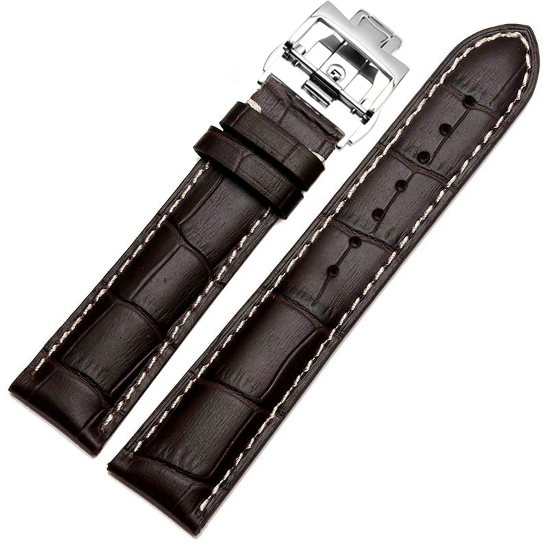 Альтернатива часы Blancpain, ремешок для часов, Vacheron Constantin, маленький кожаный ремешок для часов, крокодиловый ремешок для часов 192021 22 мм - Цвет ремешка: 4